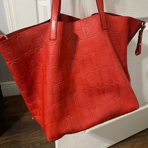 Carolina Herrera red bag
